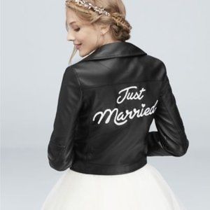 David's Bridal - Just Married Moto Jacket - NWOT